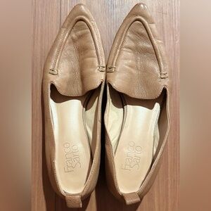 Franco Sarto Susie Brown Leather Loafers
